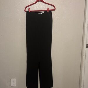 Veronica Beard Black velvet Wide-Leg Velvet Pants size 4